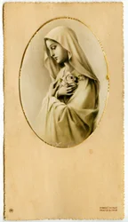 Image pieuse : La Vierge Marie