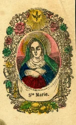 Image pieuse : La Vierge Marie