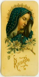 Image pieuse : Vierge Marie