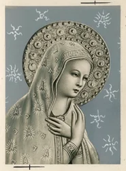 Image pieuse : la Vierge Marie