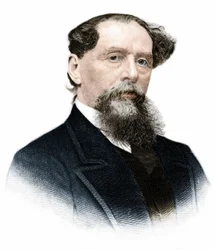 Portrait de Charles Dickens (1812-1870), écrivain anglais