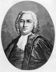 Portrait de Chrétien Guillaume de Malesherbes, avocat du roi sous la Convention - Gravure de 1863 dans "Le Livre Rouge - Histoire De L