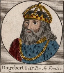 Portrait de Dagobert, roi des Francs de 628 à 638