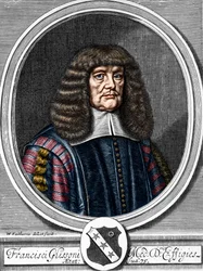 Portrait de Francis Glisson (1599-1677), médecin et anatomiste britannique.