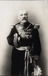 Portrait de Hyacinthe Laurent Théophile Aube (Amiral Aube), amiral français. Collection FPL.