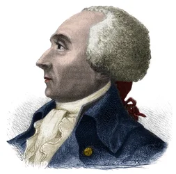 Portrait de Jacques René Hébert (1757-1794) journaliste et homme politique français - Gravure dans « Histoire des Girondins » par Alphonse de Lamartine (1790-1869) 1865-1866 - Collection privée