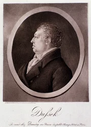 Portrait de Jan Ladislav Dussek (gravure)