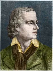 Portrait de Louis-Joseph Charlier (1754-1797) homme politique français. Gravure de 1866 dans « Histoire de la Révolution française » par Adolphe Thiers. Collection privée.