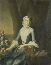 Portrait de Magdalena van Citters, vers 1760 (huile sur toile)