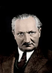 Portrait de Martin Heidegger (1889-1976), philosophe allemand