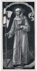 Portrait de Saint Jean de Capistran (Giovanni da Capestrano) (1386-1456), franciscain italien. D
