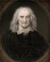 Portrait de Thomas Hobbes (1588-1679), philosophe et théoricien politique anglais