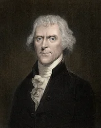 Portrait de Thomas Jefferson (1743-1826), président des États-Unis de 1801 à 1809 - Thomas Jefferson (1743-1826), 3e président des États-Unis