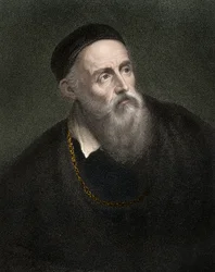 Portrait de Titien (1490-1576), Tiziano Vecellio, peintre vénitien