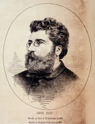 Portrait du compositeur anglais Georges Bizet
