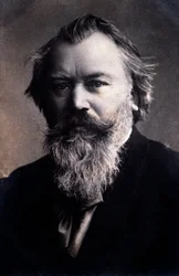 Portrait du compositeur anglais Johannes Brahms
