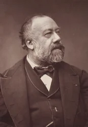 Portrait du chansonnier Gustave Nadaud (1820-1893)