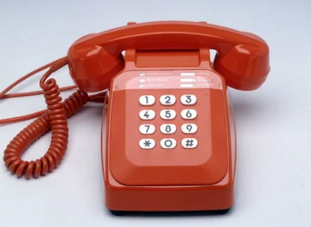 Téléphone à clé en plastique orange S63