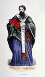 Saint Basile. Gravure vers 1830. Milan