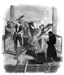 Supplice de la roue - Illustration dans "Mystères de l