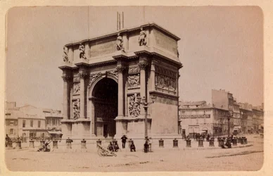 La ville de Marseille et ses environs vers 1885 - 1890 : l