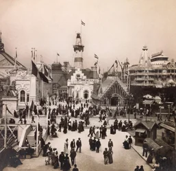 Exposition Universelle de 1900 à Paris : Pavillon de la navigation du commerce - Collection privée