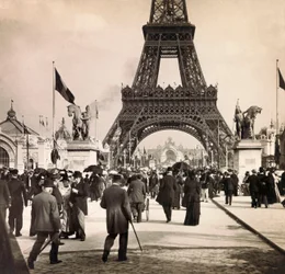 Exposition Universelle de 1900 à Paris : Vue prise au Champ de Mars - Collection privée
