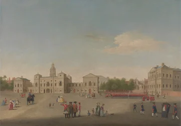 Vue des Horse Guards et de Whitehall