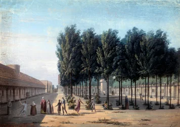 Vue de la cour des Paisibles à l