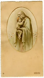 Vierge avec enfant (gravure)