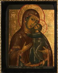 La Vierge de Tolga appelée Tolgskaya, 1739