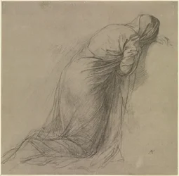 Étude de draperie d