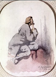 Portrait de Frédéric Chopin, compositeur polonais