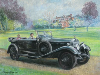 Rolls Royce 1927 appartenant à M. H V Durose, Warwickshire