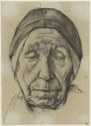 Tête de Jantien Klinker, de face