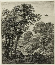 Elias dans le désert, extrait de Six paysages de l