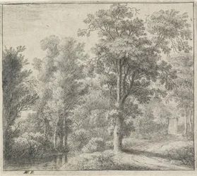 Entrée de la forêt Vues de la forêt, série A (titre de la série)