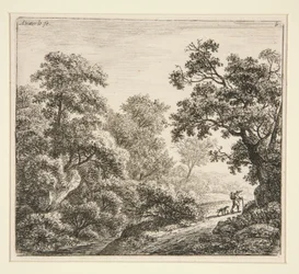 Paysage (Le voyageur et son chien)