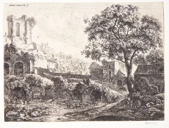 Ruines à la périphérie d