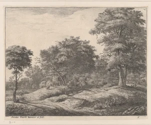 Berger endormi sur une butte, 17e siècle