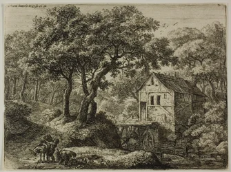 Le moulin dans le bois