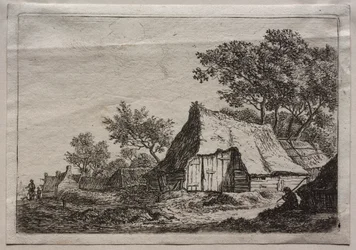 Douze paysages : Planche I, Le Petit Hameau
