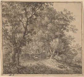 Deux hommes à une porte