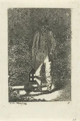 Homme avec une lanterne
