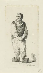 Homme en sabots