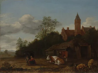 Scène de basse-cour