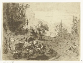 Paysage montagneux