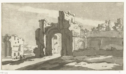 Ruines de la grande salle des Thermes de Caracalla, Rome