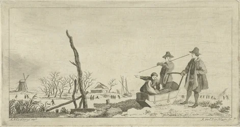 Personnages près d