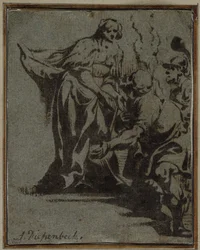 Une scène de la mythologie classique